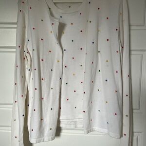 Marisa Christina Colorful Polka sweater set